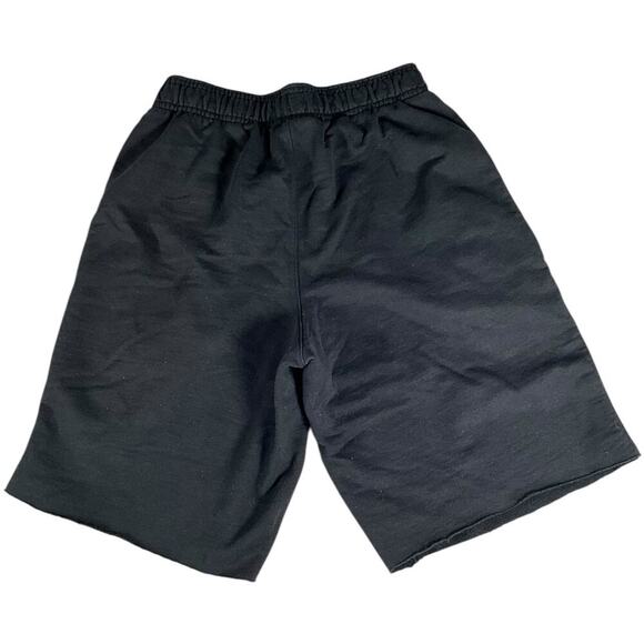 Champion Sweat Shorts Men's Black Size Small Pockets Lounge Wear Comfy Cut Off - Picture 2 of 8
